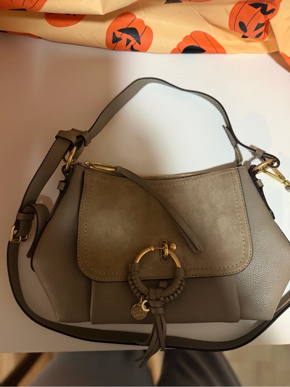 See by Chloe Joan Handbag - small in grey color - Picture 6 of 15